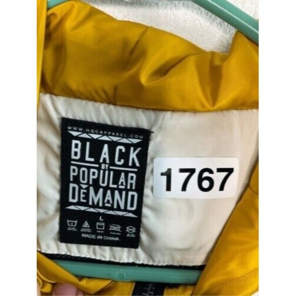 Vintage Black by Popular Demand Full Zip Windbreaker/Track Jacket Men Size XL - Picture 2 of 9